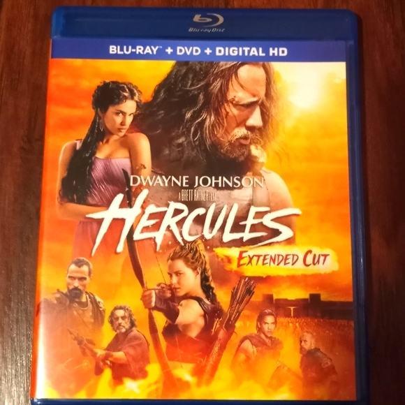 HERCULES Extended Cut on BLU-RAY + DVD Dwayne Johnson - Picture 1 of 2
